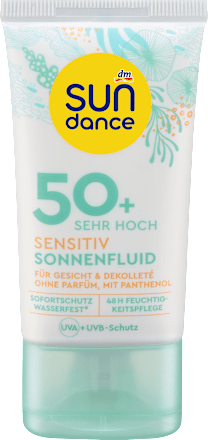 SUNDANCE sensitiv SPF 50+ ürün ambalajı